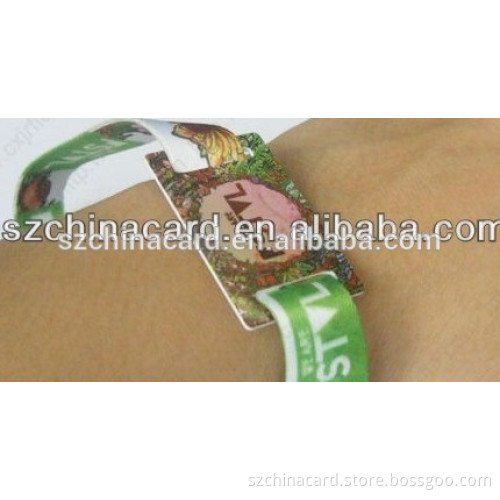 Hot Sell PVC Contactless Smart Wristband RFID nfc bracelet